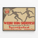 Plakat z wystawy vintage, turnieju reklamowego i festynu sportowego Berlin Sportpalast — oprawiony obraz na ścianie