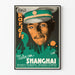Plakat vintage West of Shanghai - Retro dekoracja ścienna filmowa