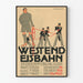 Plakat vintage Westend Eisbahn - Łyżwiarstwo na Kaiserdamm