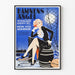 Plakat vintage Hamnens Angel do dekoracji ściennej w stylu retro