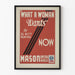 Plakat Vintage What a Woman Wants do dekoracji ściennych