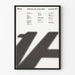 Minimalistyczny plakat What Will You Do Now That You're 1A