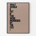 Zaangażowany plakat typograficzny 'What Would I Post If You Were Murdered By The Police'