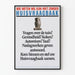 Dekoracyjny plakat vintage informacyjny w języku niderlandzkim