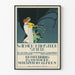 Plakat vintage Wiener Künstler Spiele do dekoracji ściennej