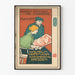 Plakat vintage Wilhelm Hoffmann Drezno do nowoczesnej dekoracji ściennej