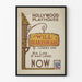 Plakat vintage teatr Will Shakespeare Hollywood Playhouse