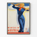 Plakat Zimowa w Austrii w stylu Art Déco
