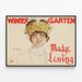 Plakat Vintage Wintergarten Madge Lessing — oprawiony obraz na ścianie