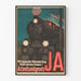 Plakat vintage Niemcy Ustawa o czasie pracy