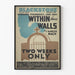 Plakat vintage Teatr w tych murach