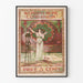 Plakat w stylu mozaiki Woman's Home Companion z epoki art déco