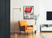 Plakat vintage Work Together Ride Together - Retro dekoracja ścienna