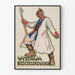 Plakat vintage polski Wystawa Kościuszkowska do dekoracji ściennej