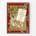 Plakat z wystawą vintage menu bankiet Société Wallonne 1888 dekoracja ścienna