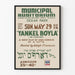 Vintage plakat teatralny Yankel Boyla - oryginalna dekoracja ścienna