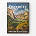 Plakat vintage Yosemite United Air Lines