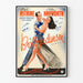 Plakat vintage filmu Nigdy nie będziesz bogaty z Fredem Astaire'em i Ritą Hayworth