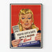 Plakat vintage zakup obligacji zwycięstwa - Retro dekoracja ścienna