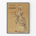 Plakat vintage Yvette Guilbert w kostiumie epoki