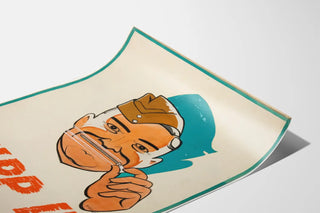 Plakat vintage Zipp It - Zaangażowana dekoracja ścienna