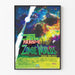 Plakat dekoracyjny vintage Zombie Worlds NASA