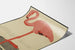 Plakat vintage dekoracja ścienna Zoo Flamingo Różowy