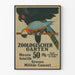 Plakat vintage koncert wojskowy Zoologischer Garten Berlin