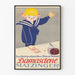Plakat vintage Damascene Matzinger do haftowanej, wielorazowej serwetki