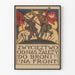 Historyczny plakat propagandowy polskiej armii - Dekoracja ścienna